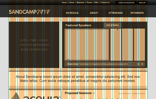 SandcampGrid